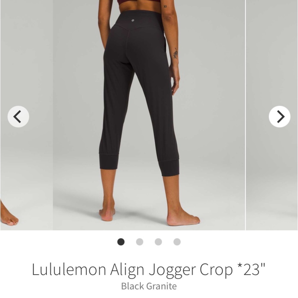 Lululemon Align Jogger cropped 23” inseam